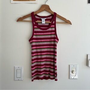 vintage abercrombie striped tank top